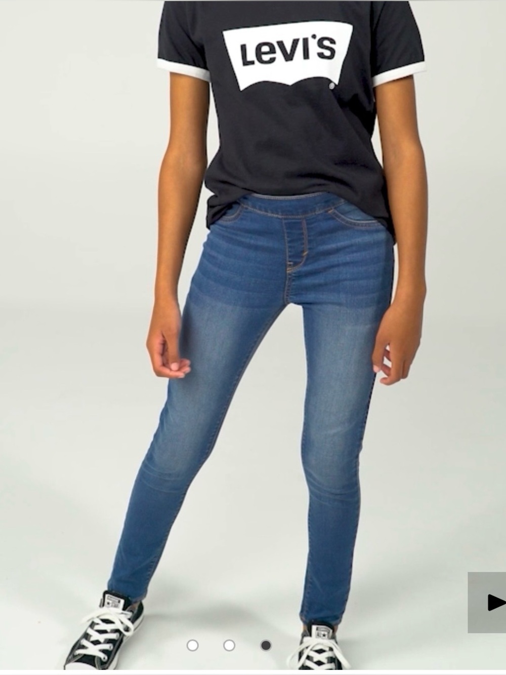 Levi’s Girls Pull on Jeggings Mandolin Dark Wash 10